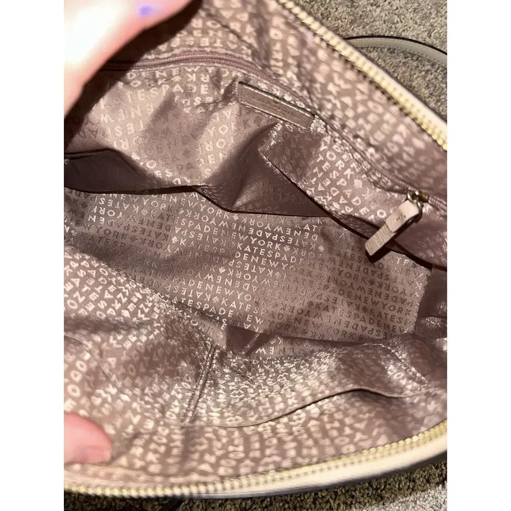 Kate‎ Spade Medium Light Pink and Cream Handbag Purse